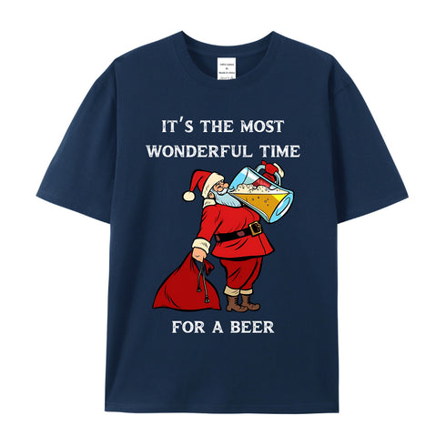 Unisex Christmas Theme Cotton T-Shirt